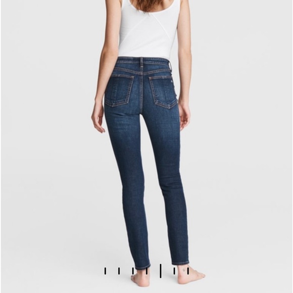 Rag & Bone High-rise Skinny Jeans. Bedford Wash. 24X30 - Picture 2 of 8